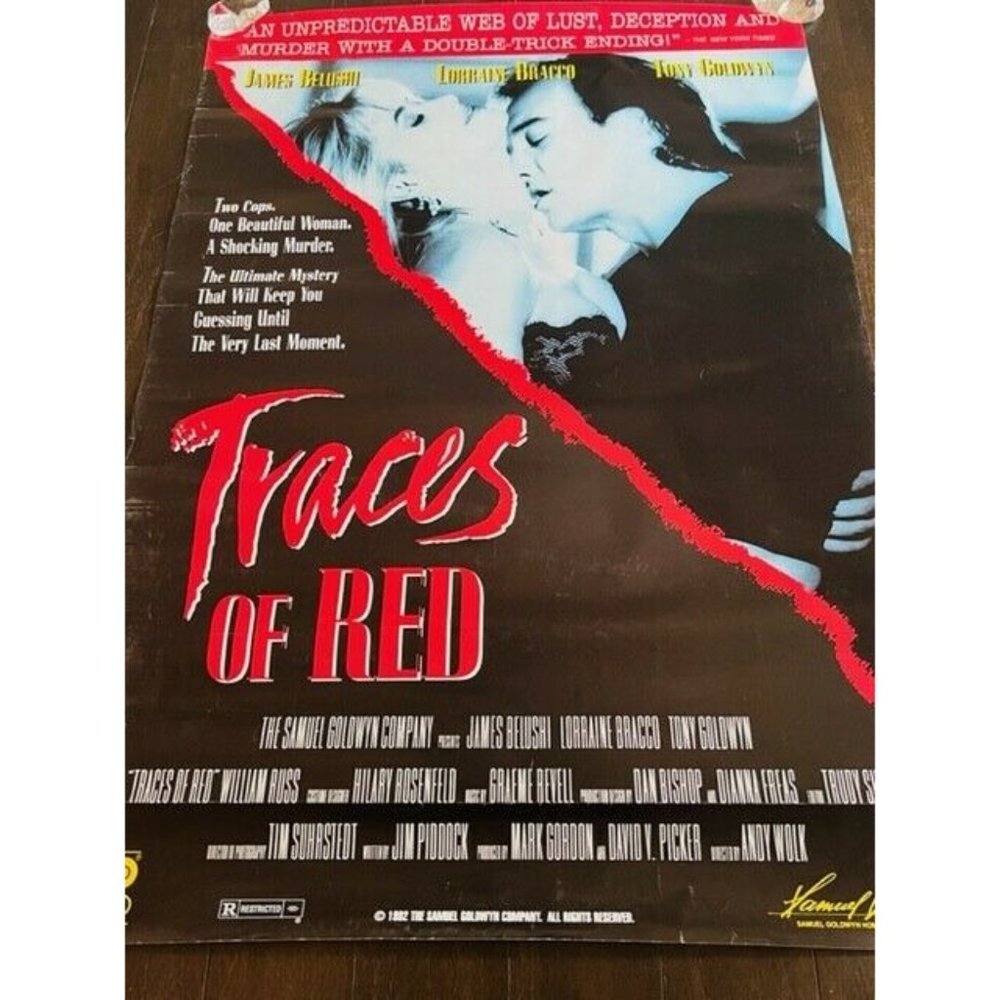 Movie Theater Cinema Poster Lobby Card 1992 Traces of Red James Belushi Bracco